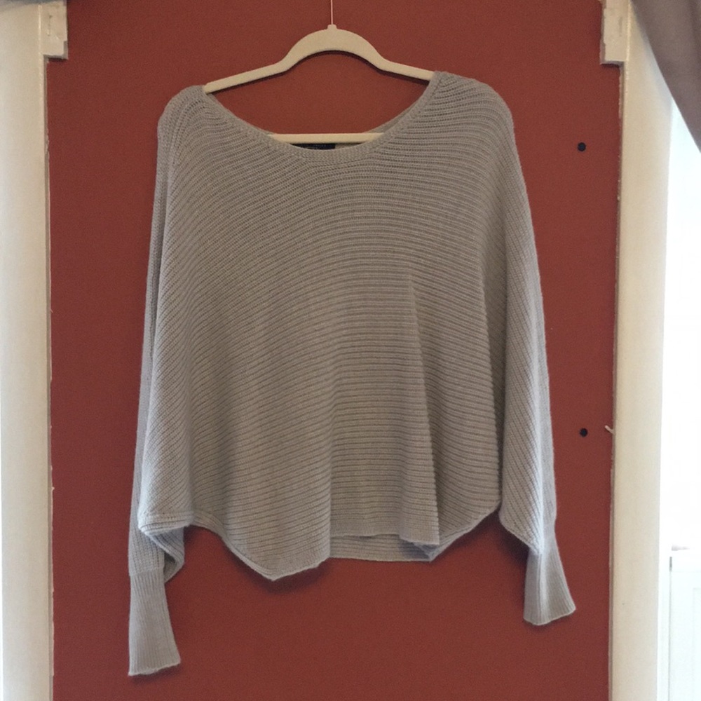 Wide Neck Slouchy Sweater